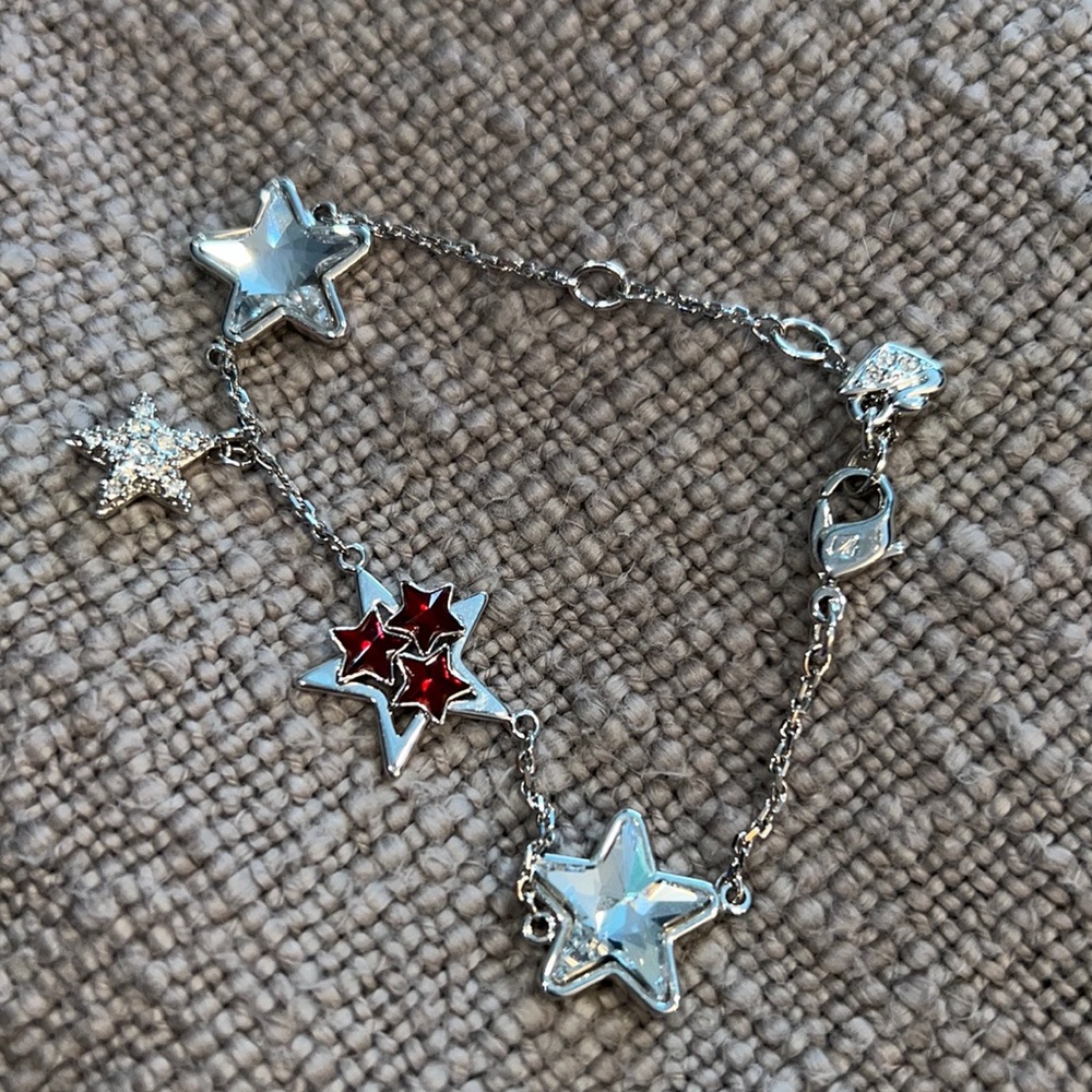 Swarovski star bracelet